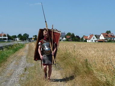 Legionär auf der Römerstraße