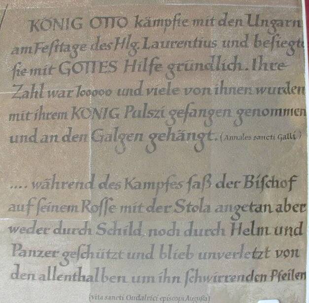 Wandbild Rathaus Text