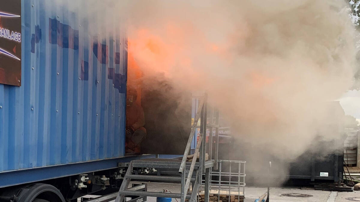 Bild Atemschutzheißausbildung 2024 Container