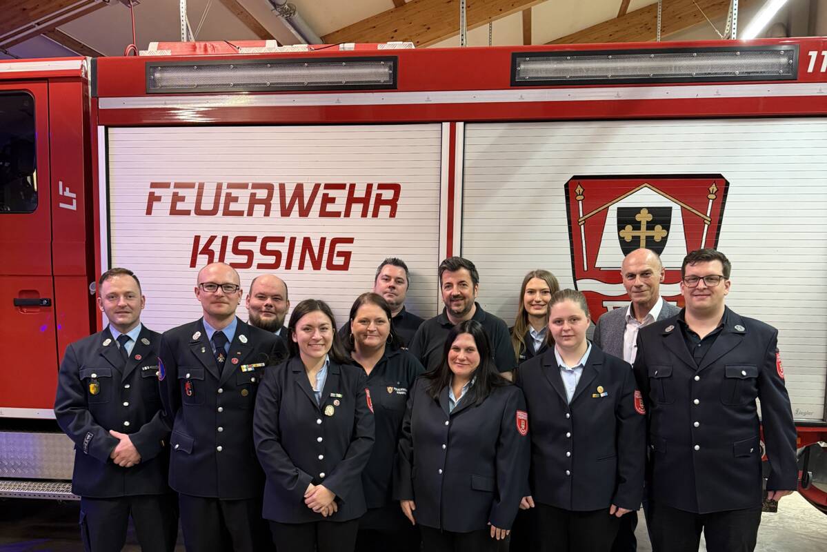 neue Vorstandschaft Feuerwehr Kissing